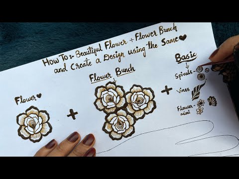 Henna Class day 34 | How to make Beautiful Floral Henna Design | Learn with @ThouseensHennaClasses