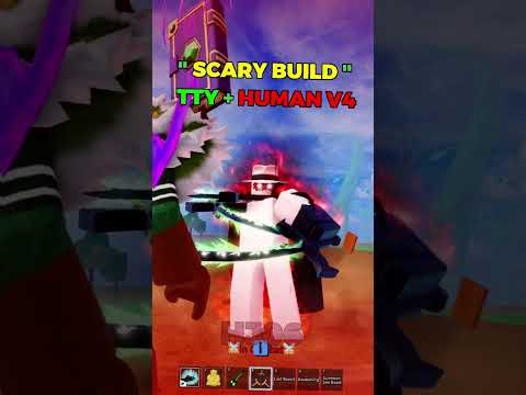 SCARY!! TRIPLE DARKBLADE + HUMAN V4... ( Blox Fruits )