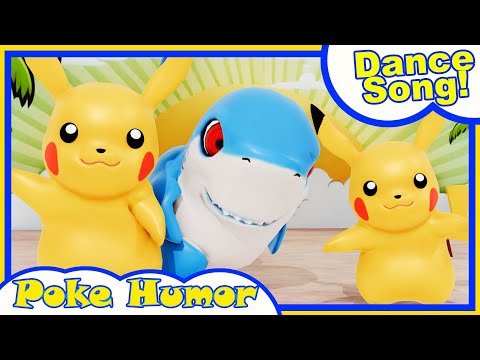 Pokemon Pikachu and Shark Jeff are dancing on the beach| Kids Dance Song | Kids Song | Pokémon Kids