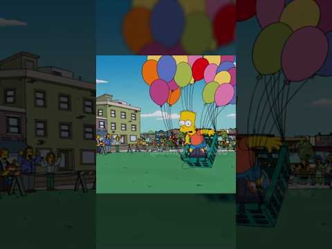 Bart intentó hacer Up en Springfield y todo salió mal 😱🎈