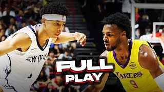 Bronny James vs Jeremiah Fears Duel | Full Play | July 12, 2025