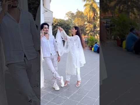 Behind The Scene @Sarfaraz_tz  #khanheena #couple #couplegoals #mererashkeqamar #trending