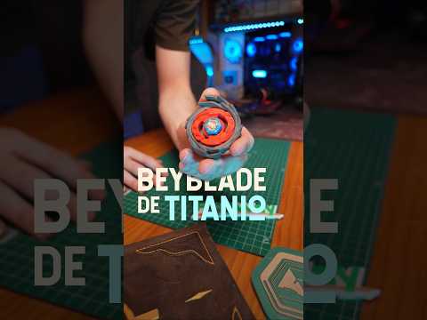 Podrá el Beyblade de titanio girar a máxima velocidad? #maker #3dprinting #beyblade #impresion3d