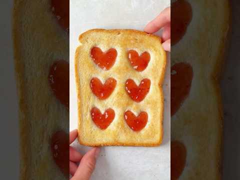 A New Twist on my Viral Jam Heart Toast! ❤️