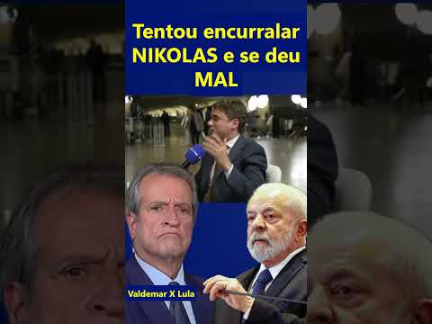 Nikolas responde à altura e cala adversário durante ENTREVISTA.