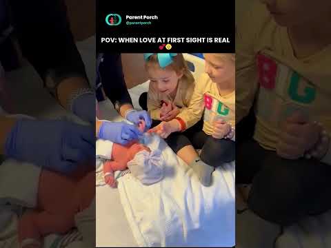 POV: When love at first sight is real 💕👶 #parenting