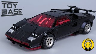 【Lamborghini Transform!】DX9 Transformers G2 Ver Black Sideswipe Lamborghini Countach Supercar Robot