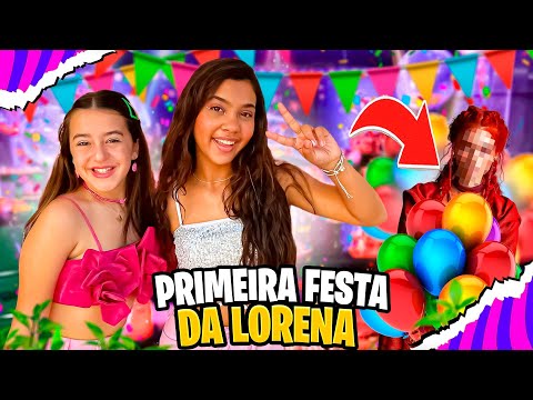 PRIMEIRA FESTA DA LORENA PINA ! TEM ALGUÉM ME SEGUINDO ?! MARCELA JARDIM