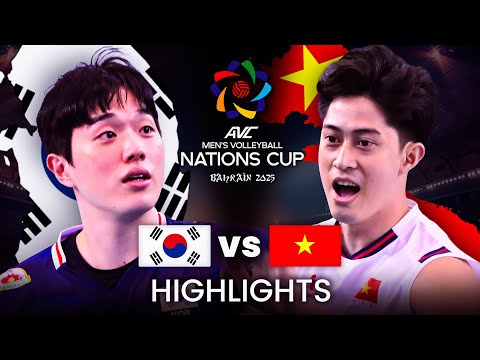 🇰🇷 KOREA vs VIETNAM 🇻🇳 | HIGHLIGHTS | AVC Men's Nations Cup 2025
