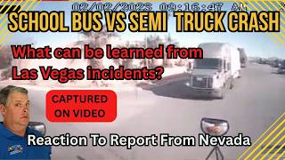 Avoidable School Bus Crashes: What Every Driver Must See #schoolbustalk #lasvegas #crash