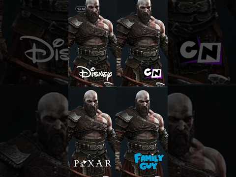 Kratos i.a gráficos #kratos #ia #effect #godofwar #game