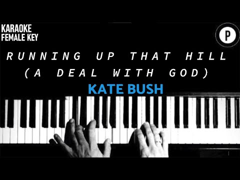 Kate Bush – Running Up That Hill 𝗙𝗘𝗠𝗔𝗟𝗘 𝗞𝗘𝗬 Slowed Acoustic Piano Instrumental Cover Lyrics