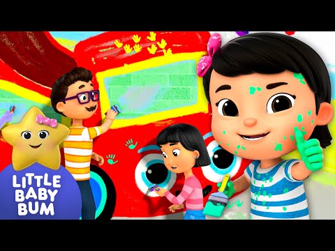 Wheels On the Bus Arts & Crafts🎨 | 🚌Wheels on the BUS Songs! 🚌 Nursery Rhymes for Kids