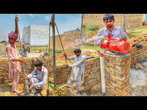 A centuries-old method of drilling water without a power tool that is still in use today