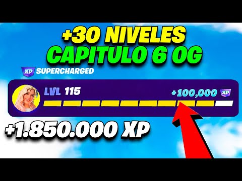 [MAPA de XP] Como *SUBIR RAPIDO DE NIVEL* en FORTNITE OG *BUG de EXPERIENCIA* Capítulo 6 Temporada 1