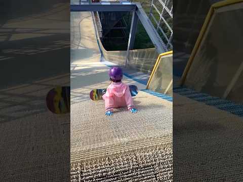 Girl Wins by Jumping 15 Feet onSkateboard #shortsvideo