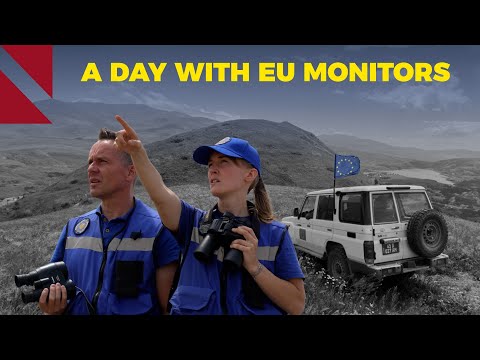 YouTube video thumbnail: A Day With EU Monitors on Armenia’s Border
