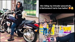Main chalati hoon 350kg ki Superbike | Battameez ladke ki mere helmet pe danda maarne ki koshish😡🫠
