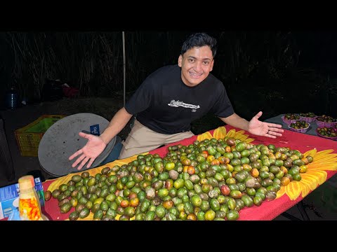 Las FAMOSAS GUACALADAS de JOCOTES CALLEJEROS en EL SALVADOR