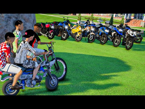 ACHEI MOTOS COM MEUS AMIGOS no GTA 5 O FILME