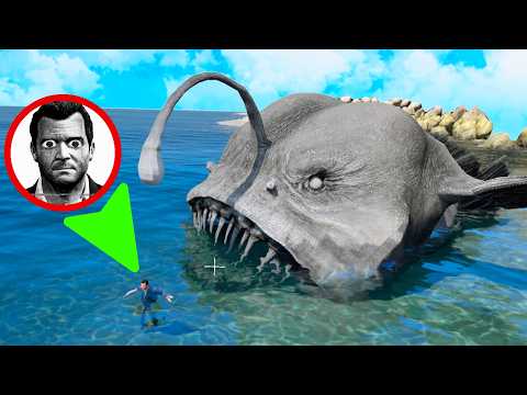 PEIXE " DIABO " GIGANTE no GTA 5 !