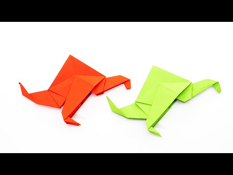 How to make a paper spinosaurus (Origami dinosaur)