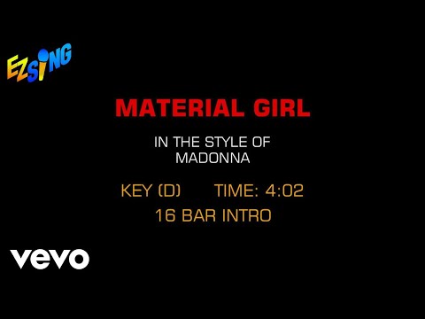 Madonna – Material Girl (Karaoke)