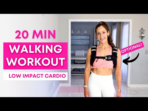 20 min Indoor Walking Workout | Low Impact Cardio | NO Equipment