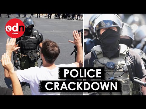 Serbian Police Disperse Protesters and Tear Down Barricades in Belgrade