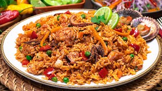 Arroz con Mariscos | RECETA PERUANA | Sazón y Corazón