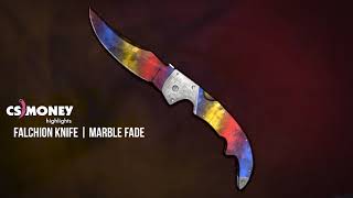 Falchion Knife Marble Fade Gameplay