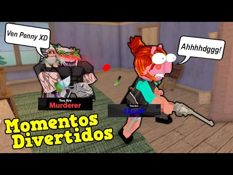 Penny vs Deku en MURDER MYSTERY 2 ROBLOX Momentos Divertidos Parte 77 🤣