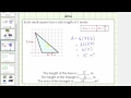 Calculating Triangle Area Concepts