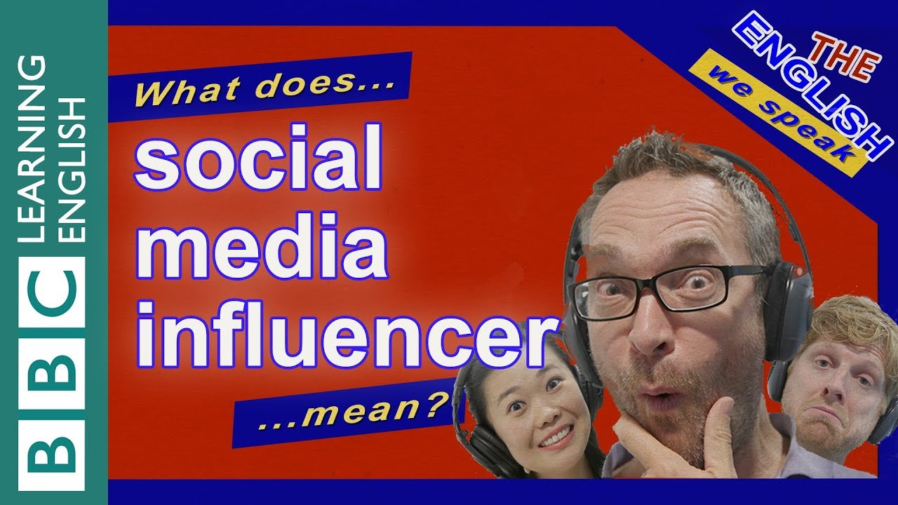 What is a 'social media influencer'?
