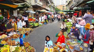 Cambodia Cheap Breakfast, Oudong Resort, & Market Food - Cambodia food vlog