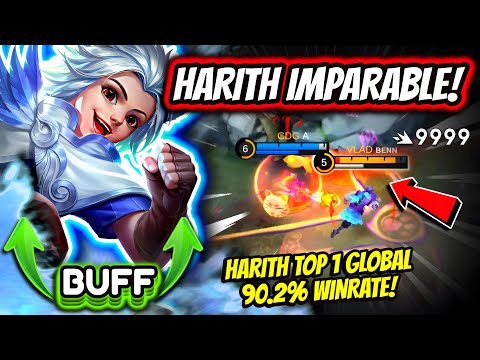 ¡HARITH DESPUES DEL BUFF DESTROZA A GRANGER! HARITH TOP 1 GLOBAL 90.2% WINRATE! | MOBILE LEGENDS