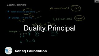 Duality Principal