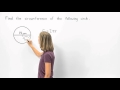 Circumference and Radius of Circles