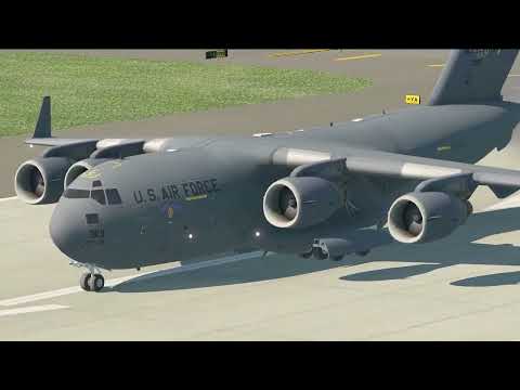 Globemaster C17 Crash Landing Into Water [XP11]