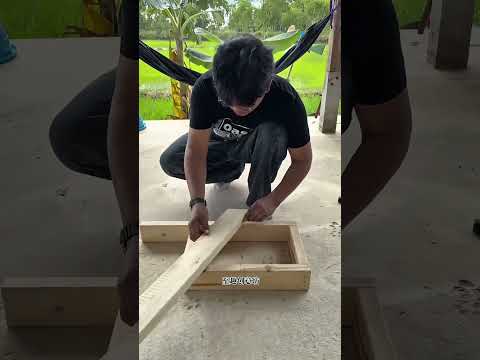 教你用木板製作長椅,爲你省下買椅子的錢 #手工diy #創意手工 #變廢爲寶 #生活小妙招