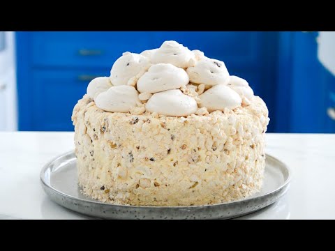 Рецепт - Легендарный ТОРТ ПОЛЕТ. Меренга с орехами и крем Шарлотт