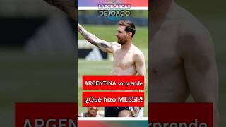 ARGENTINA sorprende al #MUNDIAL y ¿MESSI fue VIRAL por esto? 😱| Ultimas Noticias #Argentina #Futbol