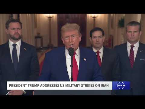 WATCH: President Trump addresses nation after US bombs Iranian nuclear sites