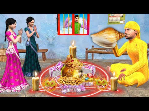 Dhan Aakarshan Mantra Money Ritual Gone Wrong Hindi Kahaniya Hindi Moral Stories Funny Comedy Video