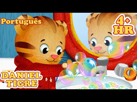 Os Bons Hábitos e Rotinas de Daniel (Episódios completos) | Daniel Tigre em Português