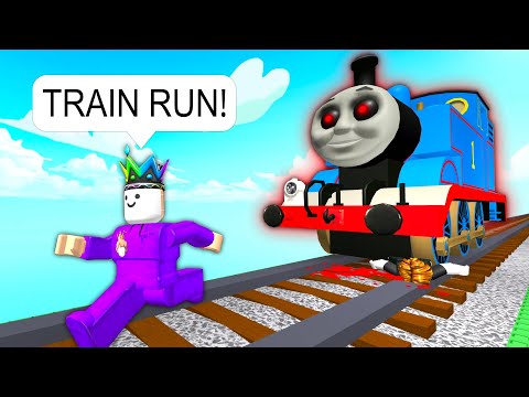 Thomas Train CHASES Me BUT I Can't Get FAST Enough