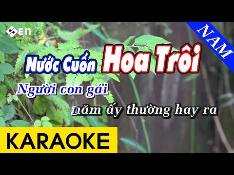 [KARAOKE] Nước Cuốn Hoa Trôi | Tone Nam