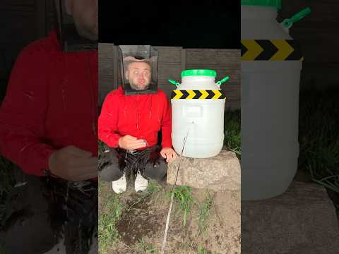 ✅ The guy demonstrates SURVIVAL skills: I fixed a leak in a giant barrel outdoors 🪣💧