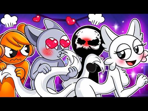 Wenda x Gray Fall in love, But...OREN and BLack are Angry? | Incredibox Sprunki Animation