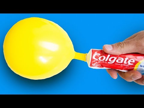 13 FUNNY HACKS THAT WORK MAGIC w/ Toothpaste, Balloons and More!